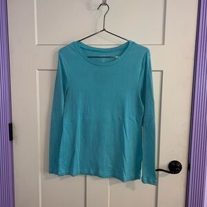 Women's Teal Long Sleeve Top